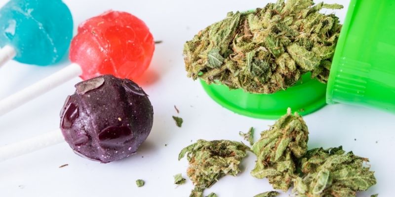 Jedzenie marihuany na surowo